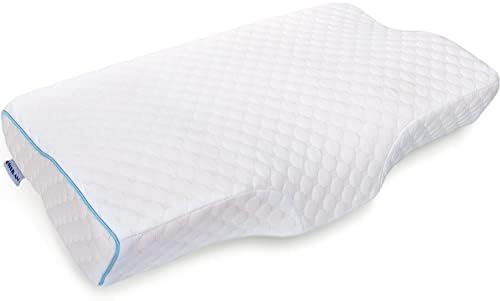 ANKUNABA Memory Foam Pillow for Sleeping, Cervical Pillow for Neck Shoulder Pain Relief Ergonomic Contour Pillows for Side Back Stomach Sleeper Orthopedic Bed Pillow with Washable Cover