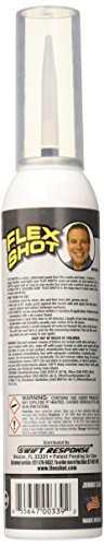 Flex Shot Rubber Adhesive Sealant Pack 8 oz miniatura 3