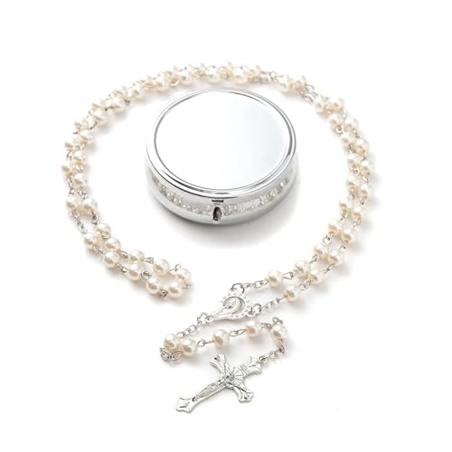 GlamRays Rosaria Beads Catholic - Regalos de confirmación para
