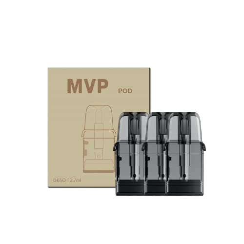 TVDCInnokin MVP Pods - 3 Pack | Built-in 0.65ohm Coil | Ideal for MTL Vaping | Compatible with 50/50 & High PG E-Liquid | 2ml Cartridge No Nicotine