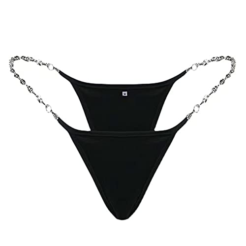 Cocila Bragas Menstruales Mujer Cintura Media Braguitas Flujo Sin Costuras para Interior Dama Tanga Tangas Color Sólido (Bk1, L) Tallas Grandes Graciosos Invisibles Bikini Playa De Algodon