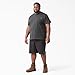 Dickies Men's Short Sleeve Heavyweight Crew Neck Pocket T-Shirt, Charcoal Gray S, X