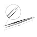 LASHVIEW Lash Tweezer, Vetus Straight Pointed Eyelash Tweezers for Profissional Grafting Eyelash Extension, Stainless Steel Needle Nose Tweezers for Lash Extension Stickers Precision Electronics, ST12