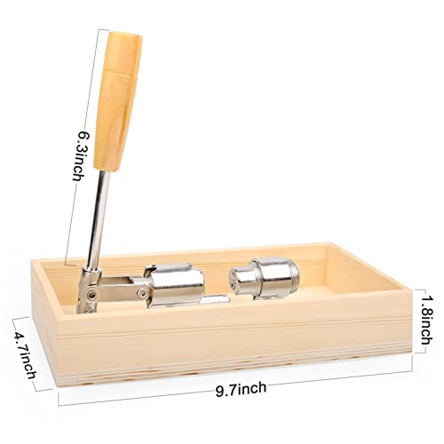 Anwenk Nutcracker Heavy Duty Nut Cracker Pecan Cracker Walnut Cracker Tool With Wood Box Bowl #TOP3