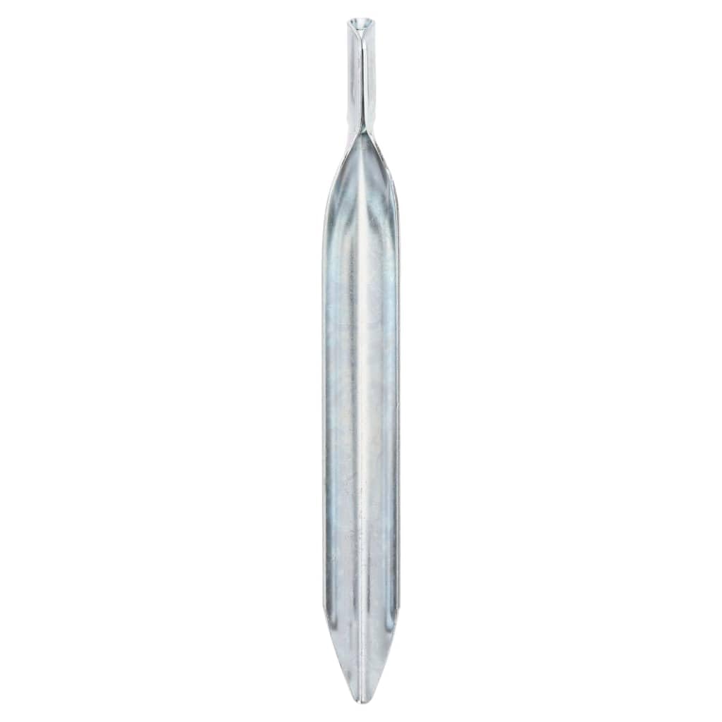 Piquetas para tienda de campaña, 24 unidades, forma de V, 17 cm, diámetro de 20 mm, acero galvanizado para accesorios de tienda de campaña, cuerda tensora, clavo, fijación en camping