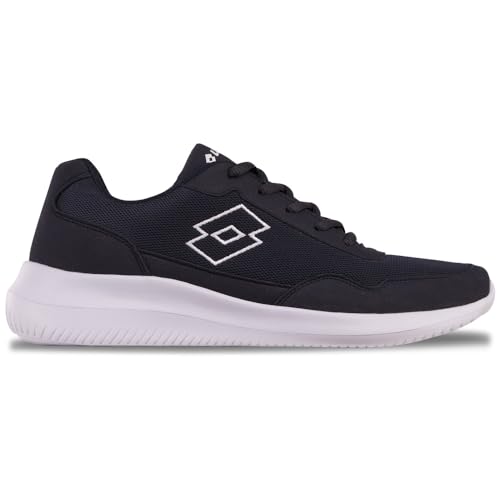 Lotto Unisex Connect Sneaker, Navy/White, 45 EU