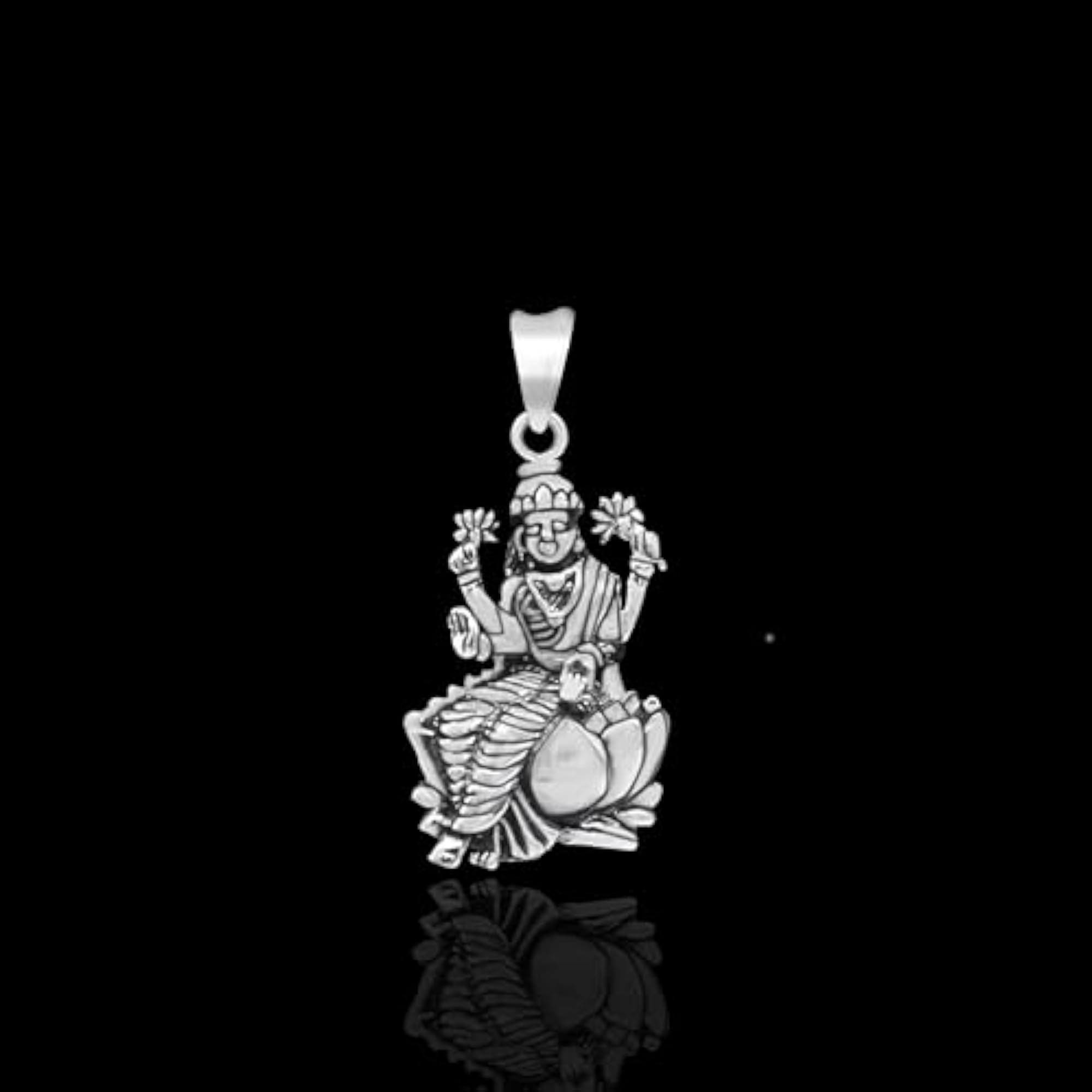 Women's 925 Sterling Silver Goddess Saraswati Pendant