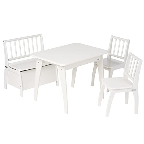 Geuther Kindersitzset Bambino Set mit Tisch, 2 x Kinderstuhl & Truhenbank...