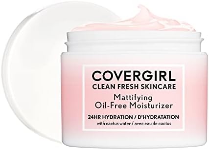 COVERGIRL Clean Fresh Skincare Mattifying Oil-Free Moisturizer, 2.0 Oz