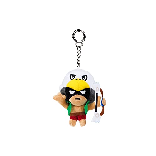 Brawl Stars BO Action - Juguete suave de peluche con clip | Juguetes coleccionables de 13 cm de alto | Llavero | Peluches | Juguetes con licencia oficial de P.M.I. | Regalo para videojuegos
