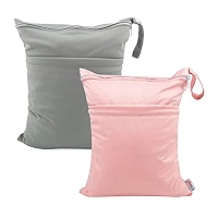 Sac Humide Bébé 2 Sacs Humides Réutilisables - Étanches à Fermeture Éclair - Pour Couches, Maillots, Sport - Motifs Sirène Motifs Sirène Enfants