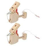 Zerodeko 2 Stück Piano Hammer Butt Ersatzteile für Aufrechte Klaviere Holz Klavier Reparatur Zubehör Leicht Installierbar Langlebig und Glatt für Musiker und Anfänger