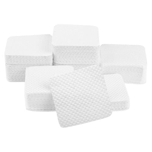 LUCKNIGHT 600 peças celulosa para unhas sem pelos, almofadas para limpar unhas, algodão pads, esmalte de unhas de algodão almofadas de limpeza para casa e salões de unhas