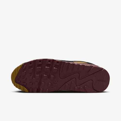 Nike Air Max 90 Premium Men's Shoes (HQ3609-113, Coconut Milk/Vintage Green/Black/Dark Team Red) Size 10.52