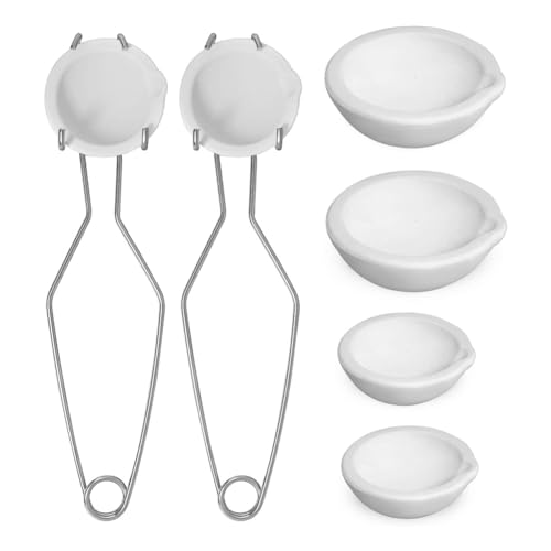 Correa Kit de Fundición para Fundición de 8 Piezas, Crisoles de Cuarzo de 2,3 Pulgadas y Crisoles de Cuarzo de 2,8 Pulgadas, Manejar de Clip 2A