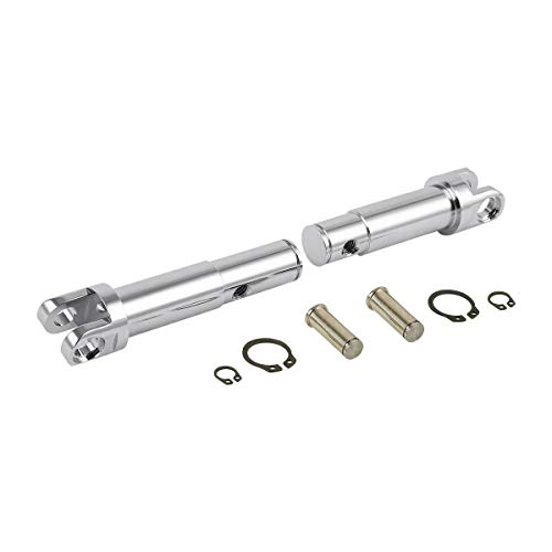 Image of Replaces offset Clevis (non-standard) peg mounts, Forward Controls Offset Clevis Footpeg Conversion Kit fits for Harley Sportster 1200 Seventy Two Forty Eight Roadster 2011-2020,Chrome