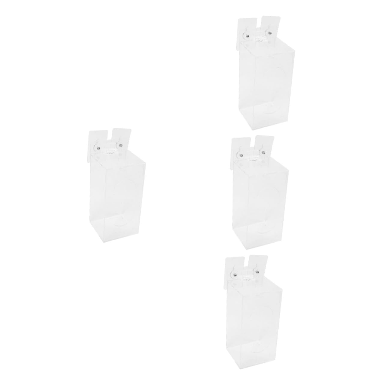 DOITOOL 4piezas Dispensador De Guantes De Pared Organizador De Guantes Apilable Soporte De Almacenamiento Para Diseño Práctico y Versátil Fabricado Resistente