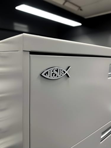 Imán Decorativo Grande de Pez Cristiano Ichthys para Refrigerador miniatura 7