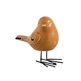 Prinz Orange Ceramic Small Bird with feet