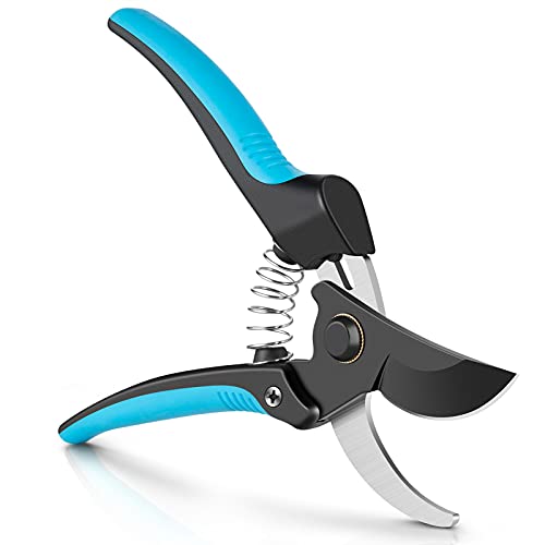 Sunyoue Pruning Shears for Gardening, Bypass Shears, Garden Clippers, Garden Scissors, Garden Shears, Hand Shears with SK-5 Steel Blades are Perfect for Pruning Flowers, Plants, and Fruit Trees