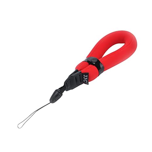 Float Foam Wrist Strap JJC Waterproof Camera Floating Hand Strap Fits for Olympus TG-5 TG-4 TG-3 TG-2 TG-1 TG-870 TG-860 TG-850 TG-810 TG-610 TG-320 TG-310 GoPro HERO4 HERO3+ Canon D10 D20 D30 -Red