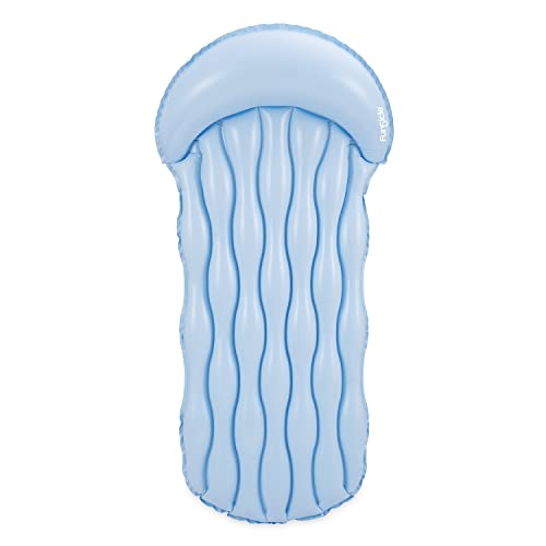 Funsicle 6 ft Simple Zzzz Inflatable Water Mat with Comfortable Headrest
