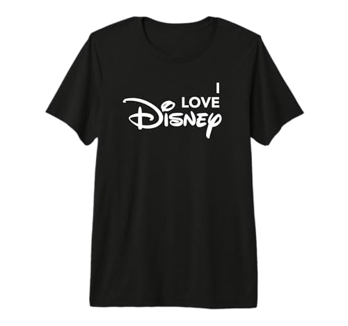 Disney I Love Disney t-shirt mode été coton homme femme