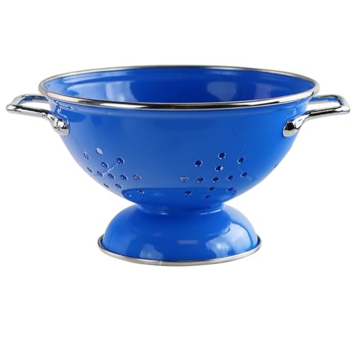 Calypso Basics by Reston Lloyd Powder Coated Enameled Colander, 5-Quart, Azure