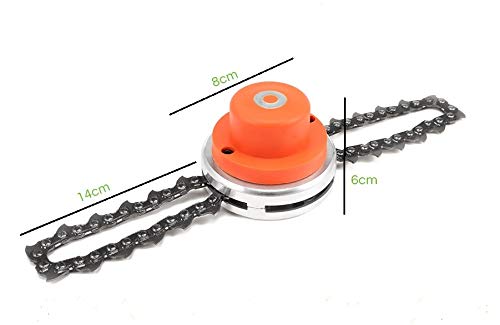 Herozone Chain Trimmer Head Replacement for Lawn Mower Trimmer Head Chain Brush Cutter