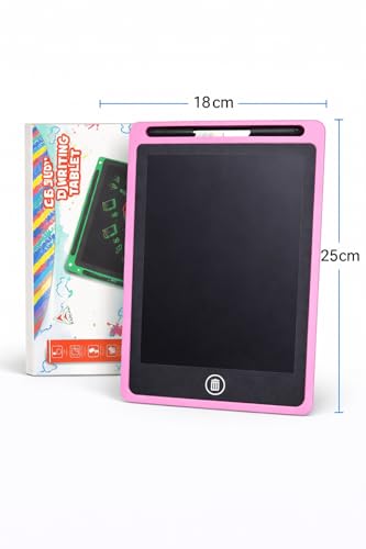 Image of 8.5 Inch LCD Writing Tablet for Kids with Stylus | One-Click Erase & Screen Lock | Reusable Digital Slate Drawing Pad | Erasable Writing Board for Boys & Girls (Age 3-10)