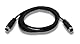 SYSTEM-S S-Video Kabel 150 cm Mini Din 10 Pin Buchse zu Buchse in Schwarz