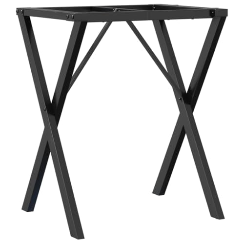 vidaXL Patas de mesa de comedor estructura X acero 60x40x73 cm