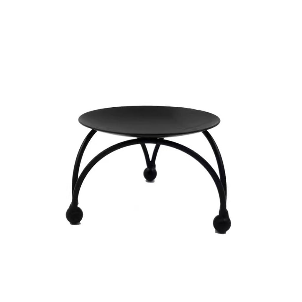 Candle Holder European-style Iron Candlestick Restaurant Geometric Candle Holder Tabletop Decorative Ornaments Wishing Decorate Candlestick(A)