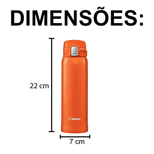 Zojirushi Stainless Steel Mug, 20 ounce, Vivid Orange image 3