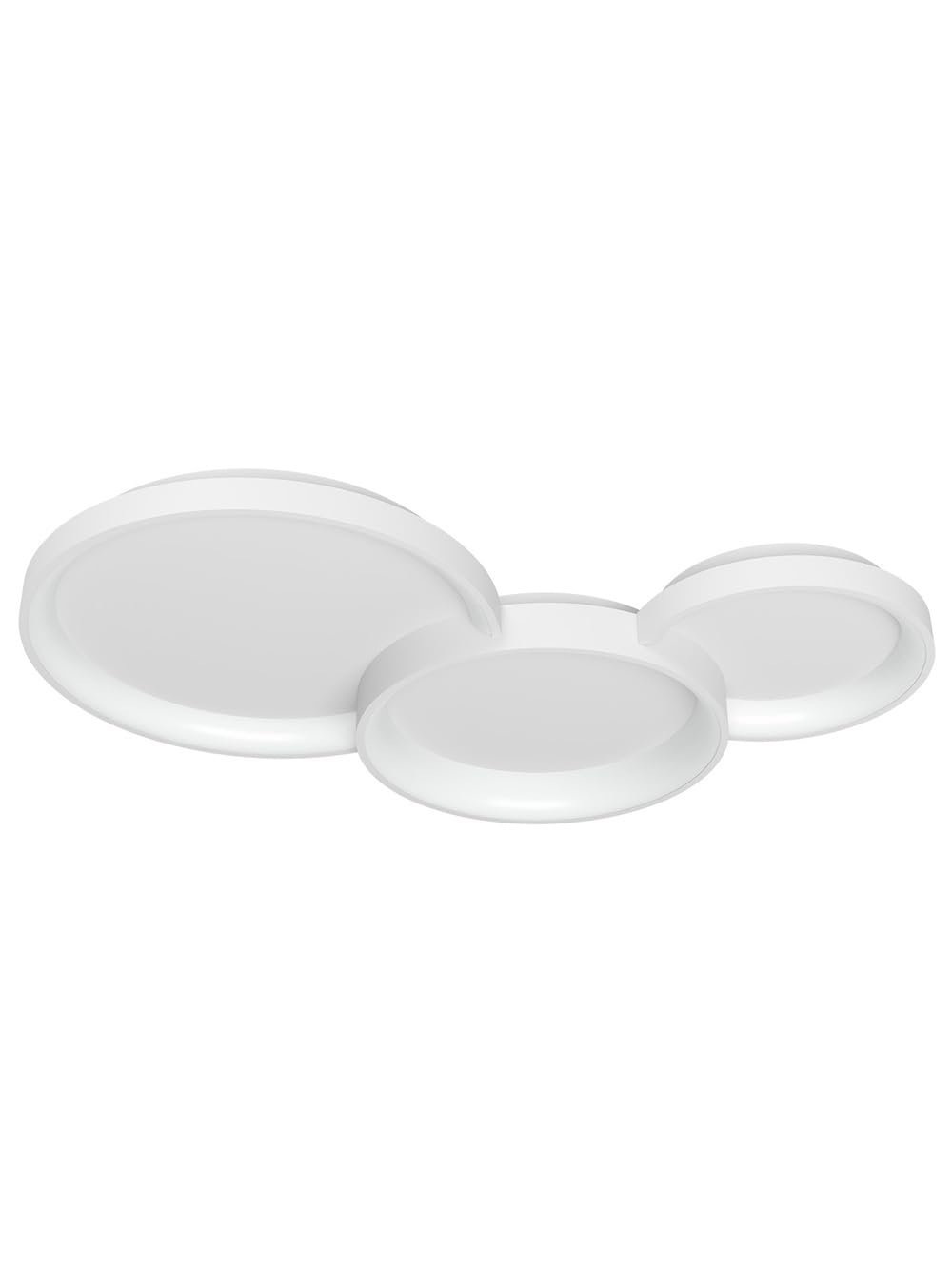 Generico Plafón LED de techo diseño moderno redondo blanco para dormitorio, salón, comedor, dormitorio RD- (blanco - RD-0835)