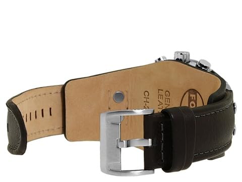 Fossil Orologio Coachman da uomo, movimento cronografo al quarzo con cinturino in pelle