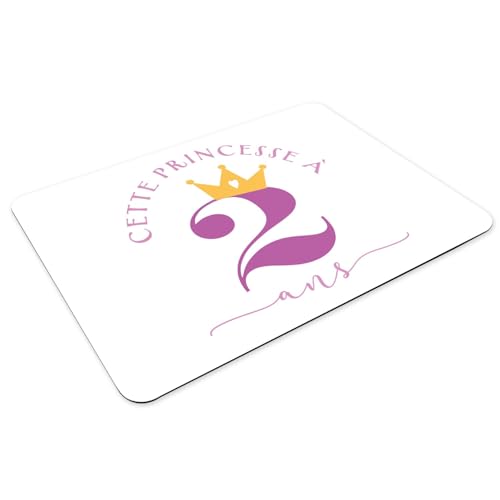 Sets de table en caoutchouc blanc de qualité supérieure pour fête princesse 2 ans