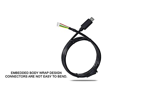 Image of Type C Cable Biometric Scanner Mantra Cable, Replacement Cable for Mantra MFS100 (Type C), 1.5M, Black