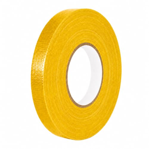 Image of GGR Supplies CDT-36 Industrial Grade Cloth Duct Tape, Ochre Yellow 3 /4 Inch x 60 Yards, Waterproof UV Resistant Heavy Duty, Clean Removal with No Sticky Residue for Repairs, Packaging, and Bundling