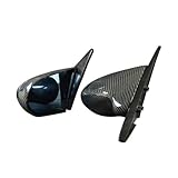 Spoon Style Real Carbon Fiber Car Side Mirror Rearview Mirror Compatible For Honda Civic EG EK 92-00(EG 1992-1995 3D)