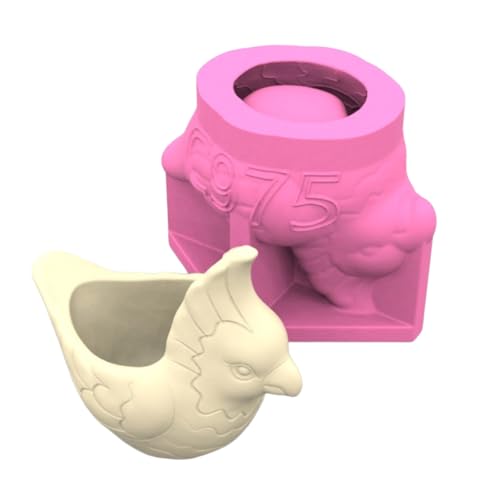Moule silicone perroquet pour fabriquer un pot de fleur unique à offrir