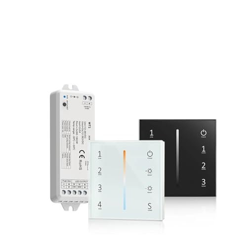 Contrôleur LED WT1 WiFi et RF pour ruban monochrome et CCT 12V 24V