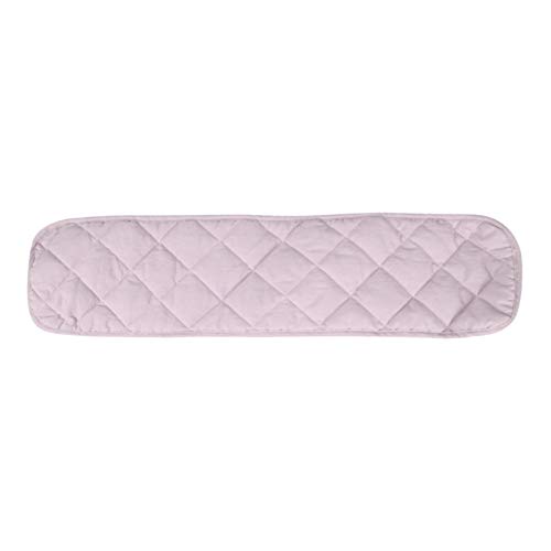 GeKLok Cubierta de carril para cuna de bebé, acolchado para carril de cuna para bebé, juego de protectores para cuna para cuna de bebé, funda de parachoques para cuna larga (rosa, tamaño: 120 cm)