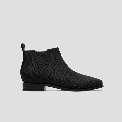 VIVAIA Ryan Slip-On Chelsea Boots for Women, Square Toe Ankle Boots, Water Repellent Comfortable Low Heel Booties for Daily Outfit2
