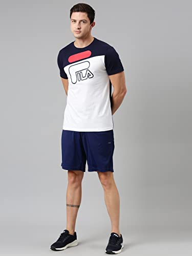 Image of FILA Men's Solid Straight T-Shirt