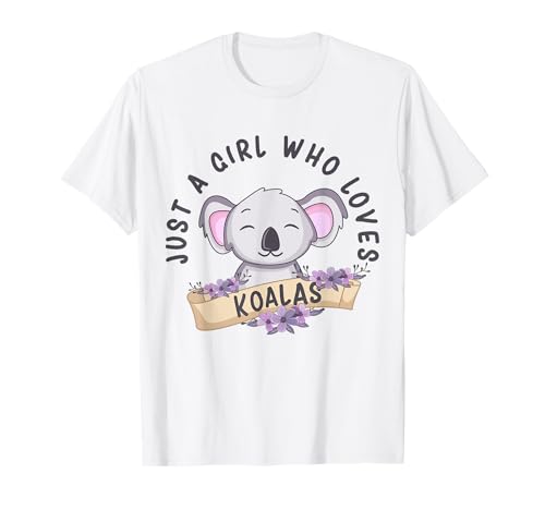 Just A Girl Who Loves Koalas Costume humoristique d'ours Koala T-Shirt