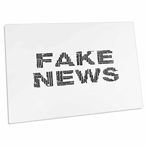 3dRose USA American Fake News Wordle Word Cloud - Desk Pad