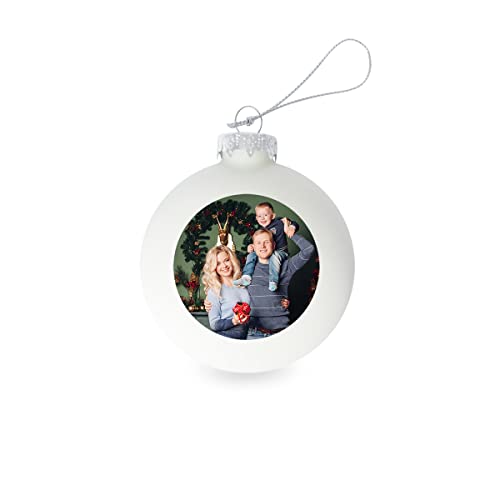 GE24 Weihnachtskugel individuell mit ihrem Text oder Foto - Ø 9cm aus...
