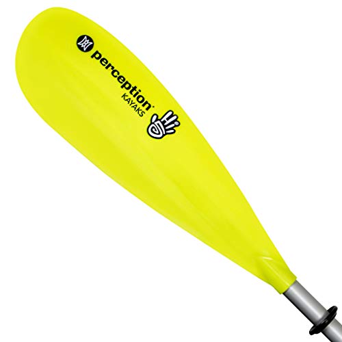 Image of Perception Kayaks Hi Five Kids Kayak Paddle | 2-Piece Aluminum Shaft | Fiberglass /Poly Blade | 190cm