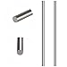 Glarks 2Pcs 6mm x 356mm Stainless Steel Straight Solid Metal Round Rod Lathe Bar Stock for DIY RC Model Car, RC Helicopter Airplane, Model Ship (6mmx356)